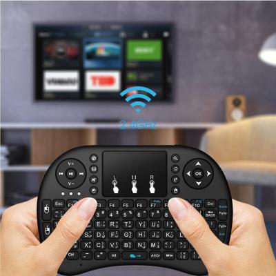 China 2021 Hot Selling i8 Backlit Wireless Keyboard Touch Pad Backlight 2.4GHz i8 Mini Wireless Keyboard Mini Keyboards for sale