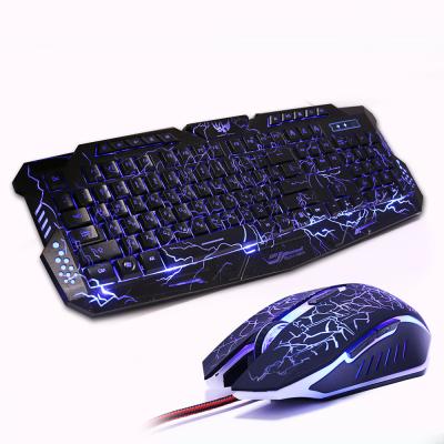 China Wireless Gaming Mouse USB Wired LED Blacklight RGB Luminous Waterproof Mechanical Gamer Keyboard for sale