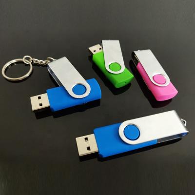 China Classic Metal Swivel USB Flash Drives Bulk Cheap 1gb 8GB USB Stick Rotate Flash Drive Pendrive for sale