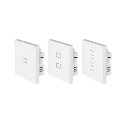 China Broadlink 1/2/3 Strip UK Standard110V 220V Smart Lamp Switch No Line WiFi Timer Netural Switch TC3-UK-1/2/3 for sale