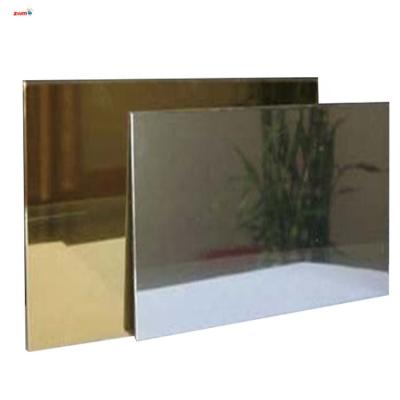 China Modern Gold Mirror Aluminum Composite Panel for sale