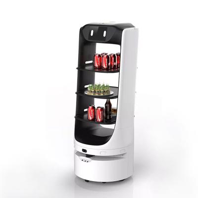 China Hot Sale Hotels CIOT Wholesale Server 1 Unit Artificial Waitress Hotel Delivery Robot for sale