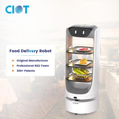 China Voice Interaction Robot Machine Food Waiter Waiter Restaurant Hotels for sale