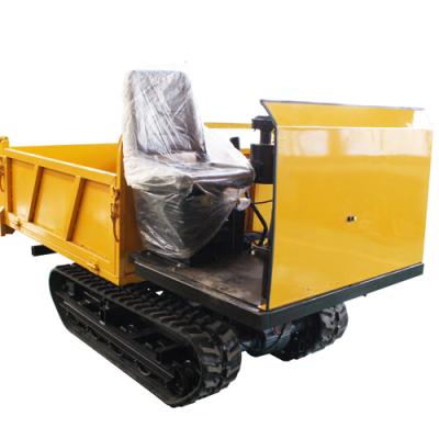 China Hot sale machine electric wheel barrow motor crawler mini dumper for sale