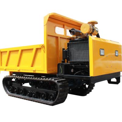 China Durable Heavy Loading Ability 4T Mini Dumper Crawler Loader High power engine Te koop