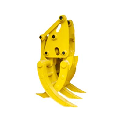 中国 log grab hydraulic grapple for excavator Customizable Engineering 販売のため