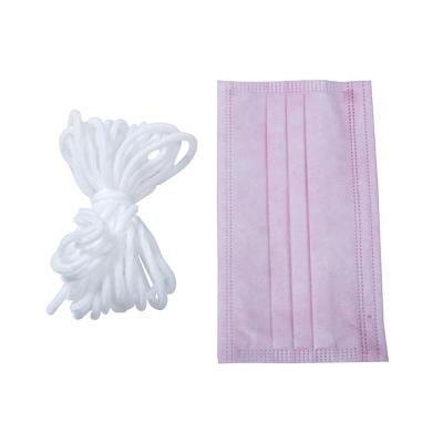 中国 Factory Free Sample 3mm Elastic Ear Loop Rubber Band Elastic Earloop Cord For Face Mask 販売のため