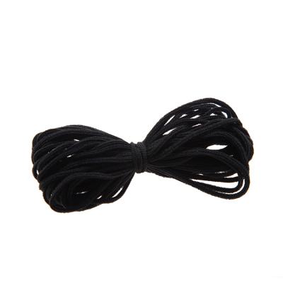 China Factory Free Sample 3mm Elastic Ear Loop Rubber Band Elastic Earloop Cord For Face Mask en venta