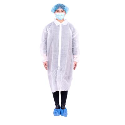 China Personal Care Wholesale Price Disposable Lab Coat Lab Coats zu verkaufen