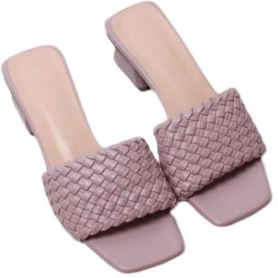 China Fashion Trend Chunky Heel Summer Slippers Women Comfortable Outdoor Sandals Slippers for sale