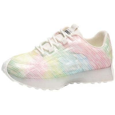 China Cushioning New Arrival Breathable Jelly Bottom Gradient Upper Casual Sports Shoes For Women for sale