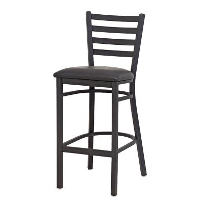 China Cheap Colorful Bar Chair Iron Metal Bar Chair With Metal Legs for sale