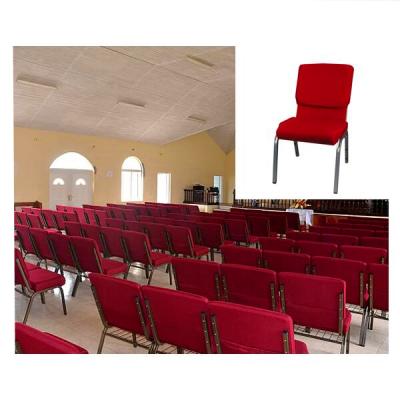 China Modern Hot Selling Popular Church Chairs Auditorium Metal Stackable Church Chair for sale