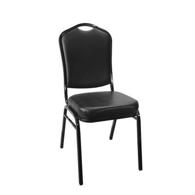 China Traditional Modern New Design Stackable Leather Hotel Banquet Chairs For Hotel / Restaurant for sale