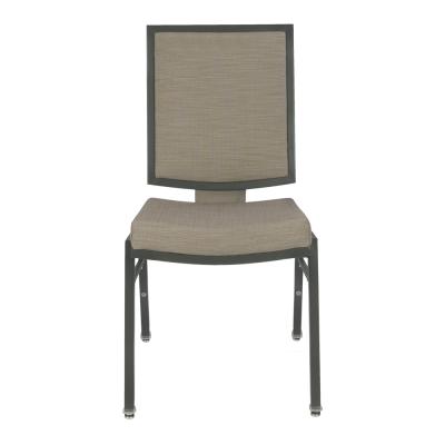 China Modern Wholesale Stackable Cover Hotel Aluminum Sling Banquet Chair for sale