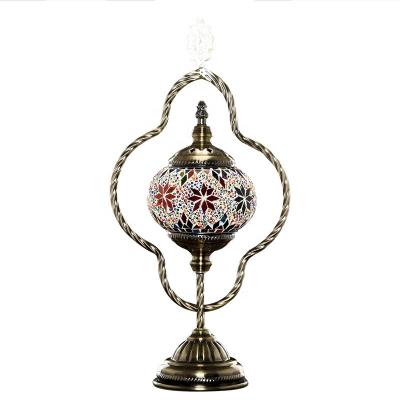 China Mid Century Moroccan Mosaic Lamps Turkish Glass Mosaic Lamp Of Colored Glass Tall Floor Lamps for sale