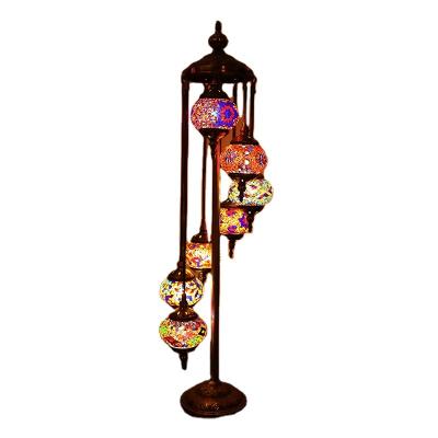 China Decoration Factory Directly Supply Luxury Italian Art Deco Lamps Turkish Mosaic Floor Lamp for sale