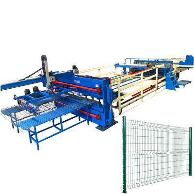 China Building Material Shops CNC 3D Fence Mesh Welding Machine With Robot Mesh Stacking for sale