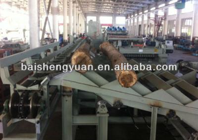 China VERTICAL log step feeder and cross cut saw for sale