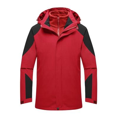 China Polyester Breathable Waterproof Warm Jacket Men Outdoor 3 In 1 for sale