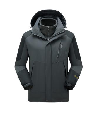 China 3 high quality custom made casual men's waterproof breathable waterproof 1 softshell outdoor ski jacket for sale