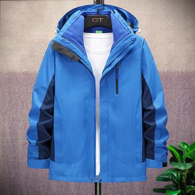 China Breathable Breathable Raincoats 3 In 1 Soft Shell Casual High Quality Hiking Outdoor Fishing Jacket For Men for sale