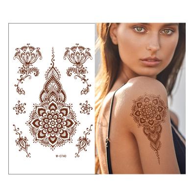 China 2023 Hot Selling Temporary Henna Sticker Tattoo Stencils, Permanent Tattoo Sticker for sale