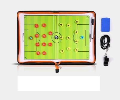 China Leatherwear Football tactics board magnetic magnetic equipment sports scaffolding teaching board sand ball training lesson plan for sale