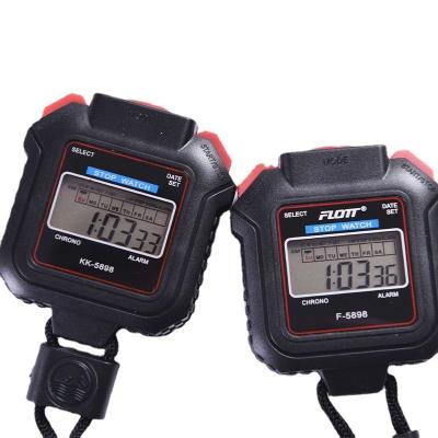 China Alarm Three rows of 10 tracks 100 tracks memory electronic stopwatch timer track training running watch for sale