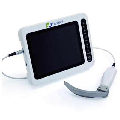 China 8 Inch Video Portable Laryngoscope / Monitor Laringoskop / HD Video With Reusable Blades for sale