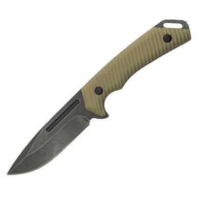 China Non-variable Handle Outdoor Tactical Survival Group of Ten Combat Blade Stainless Steel Camping Hunting Tanning Fixed Blade for sale