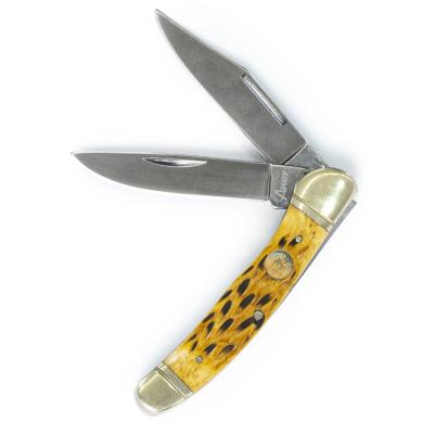 China Bone Knife Non-Variable Mount Stainless Steel Pocket Hunter Traditional Pocket Knife for sale