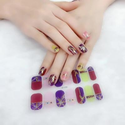 China Paper Card+Nail Sticker+Folder+Nail Alcohol Package Wholesale Hot Sale More Professional Nail Art Decoration 20 Colors 3d Nail Sticker Multi-design Laser Decals Diy Stickers for sale