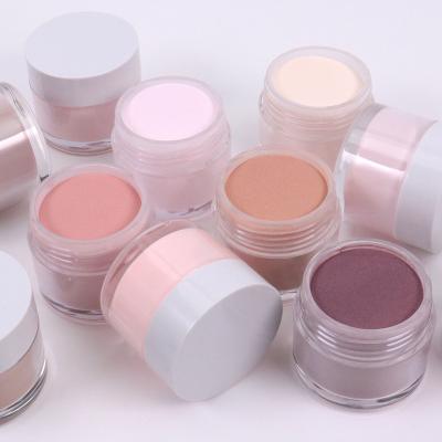 China Easy Apply Fashion Two-in-one Crystal Powder Infiltration Powder Extended Nude Transparent Pink and White Carving Acrylic Powder for sale