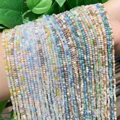 China Popular 2x3mm Rondell Crystal Loose Waist Beads For Jewelry Making DIY Jewelry Making Bracelet Necklace Female Accessories for sale