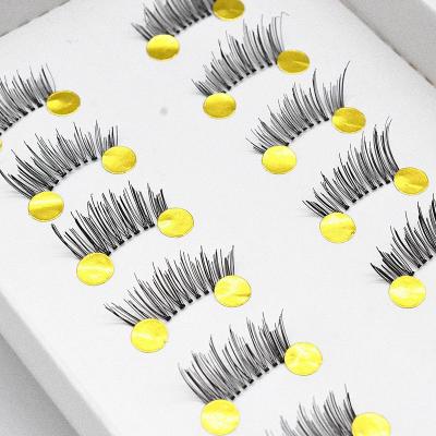 China Popular segment of 2022 high-grade fiber grafting practice stage fashion show half eye tail lengthening eyelashes for sale