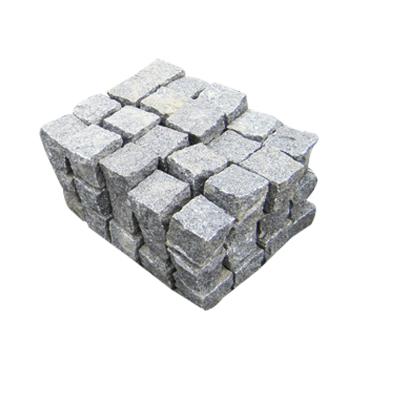 China Cheap Modern Natural G399 Gray Granite Cobble Stone Pavers for sale