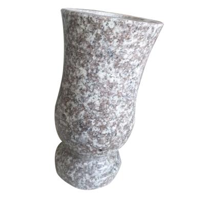 China Modern G664 Granite Rose Vases For Tombstone Market for sale