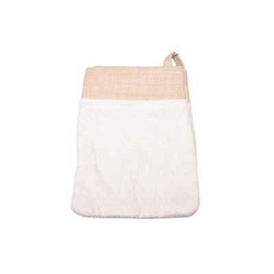 China EXFOLIATE High Quality 100% Zero Waste Recycled Eco Friendly Sisal Soap Bag With Wooden Bead Sisal Cotton Soap Bag for sale