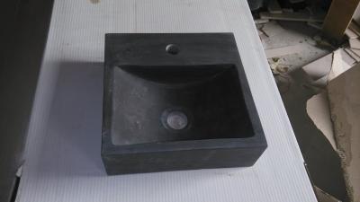 China Natural blue limestone bathroom sink honed for sale