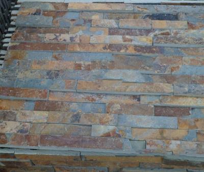 China Natural slate cultural stone S1120 rust slate for sale