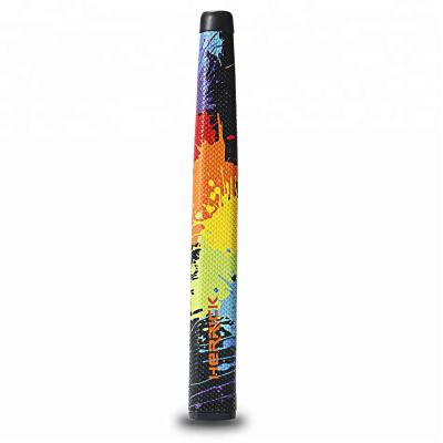 China Wholesale Custom Colored PU-slip Personality Unisex Standard Golf Grips for sale