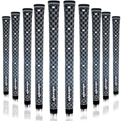 China Lightweight Custom Golf Club Grips Golf Irons Multicolor Optional High Quality Full Rope Standard Rubber Grips for sale