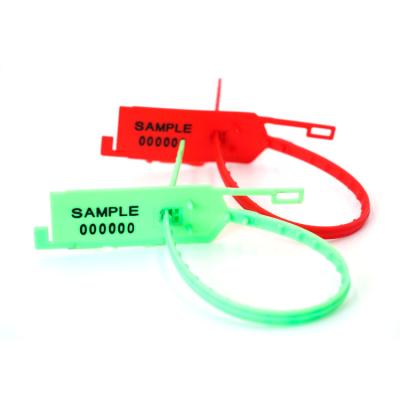 China Safety wholesale plastic seal with label GC-P004 72*26*300mm for sale