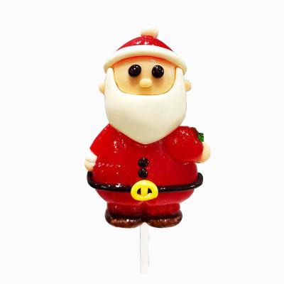 China Chinese Supply Sugar Free Multicolor Santa Claus Sugar Free Lollipop Fruity Mixed Taste Sugar Free for sale