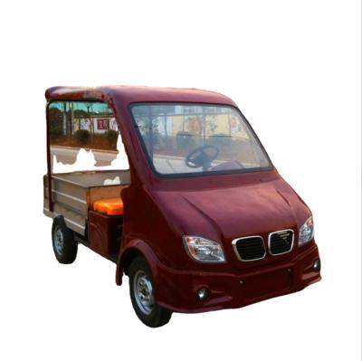 China Manufacturers Wholesale Electric Freight Vehicle Partly Enclosed Two-Seat Material Transfer Vehicle At Low Price 800kg for sale