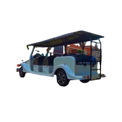 China Golf Black Claret Tour Car High Security Design Available Unique White Cart Various Colors 8 People for sale