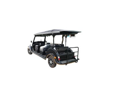 China Outdoor Sports 4 Wheels Fabric Electric Classic Hotel Park Electric Sightseeing Car for sale