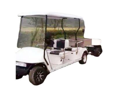 China Other Ball Games Factory Wholesale Price Franchises Tourist Bus Electric Golf Cart With Cargo Box Can Do Cargo Transfer Golf Carts Electric for sale