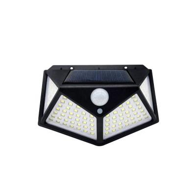 China 100LEDs IP65 Outdoor Waterproof Led Solar Powered Small Wall Light for sale